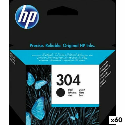 Original Tintenpatrone HP DESKJET 3720 - Nº304 Schwarz (60 Stück)
