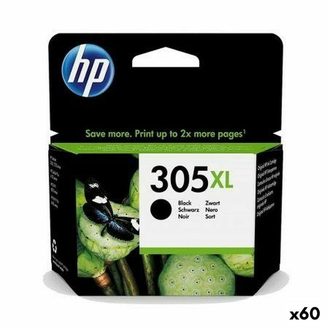 Original Tintenpatrone HP 305XL Schwarz (60 Stück)