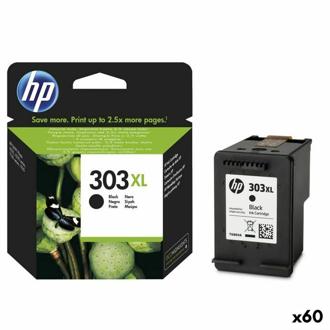 Original Tintenpatrone HP Nº 303XL Schwarz (60 Stück)